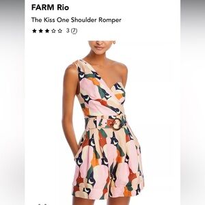 FARM Rio The Kiss One Shoulder